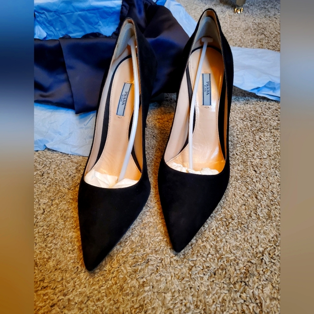 Prada Suede Pumps